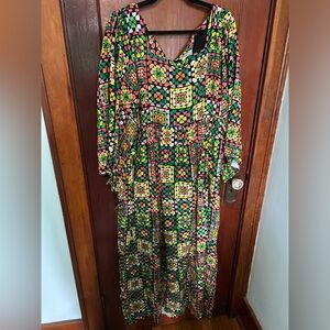 Retro Maxi Dress - Joanie X Dawn Oporter